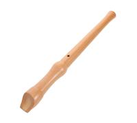 Toyvian Eight Wooden Flute for Lightweight Woodwind Instrument Beginner Practice Recorder for School Band Learning and Music Education