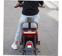 Toyvian Electric Bicycle Backrest with Leather Cushion Durable Safety Support for Rear Seat Comfortable Soft Touch Back Support for Fit for Electric Bikes