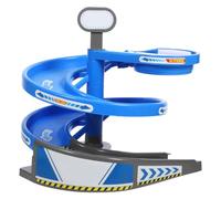 Toyvian Electric Car Track Rotating Stage Attachment for Racing Car Track Sturdy Abs Material with Blue Colour for Replacement and Scene Building