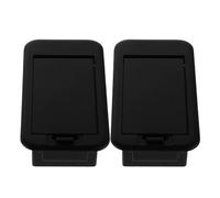 Toyvian Electric Guitar and Bass Active Pickup 9V Battery Box 2Pcs with Sturdy Plastic Holder and Noise Reduction Sponge for Replacement Battery Compartment
