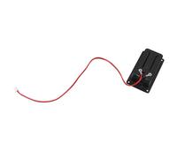Toyvian Electric Guitar Battery Box Case with 9v Active Pickup Compartment and Two-pin Connector, User-friendly Plastic and Metal Battery Container for Electric Guitar Accessories