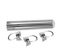 Toyvian Electric Guitar Slide Stick Metal Finger Slider Tone Bar for Guitar Accessories Silver Banjo Ukulele