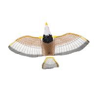 Toyvian Electric Hanging Eagle with Flapping Wings and Light Music Interactive Suspended Bird Plaything for Dexterity and Imagination Development Battery Operated Flying Bird