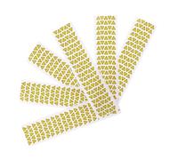 Toyvian Electrical Hazard Warning Stickers Yellow Triangle Self Adhesive Anti Electric Shock Safety Labels for Home Office Factory Use