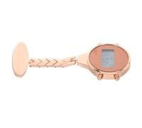 Toyvian Electronic Digital Display Nurse Fob Watch Alloy Chest Watch