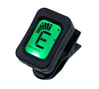 Toyvian Electronic Guitar Tuner Clip On Bright LCD Display Multi-Tuning Modes Non-Slip Clip Portable Tuner for Acoustic Guitar Bass Violin Ukulele Mandolin Black