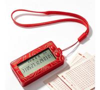 Toyvian Electronic Random Number Generator, Mini Portable Lucky Number Picker with Dual Selector Quick Selecting Machine for Bingo Board Games and Party Entertainment