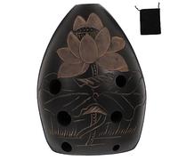 Toyvian Elegant Ceramic Ocarina with 8 Holes for Boys and Girls Adults Musical Instrument for Birthday Random Colour