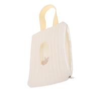 Toyvian Embroidered Bunny Wet Wipe Pouch Reusable Travel Wipe Dispenser Case for Portable Wet Tissue Holder for Go Parents Design
