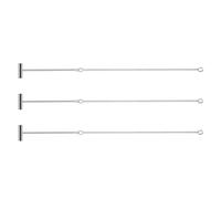 Toyvian Emergency Fire Call Point Hammer Lightweight Iron Mini Hammer 3pcs Built for Repeated Use for Alarm Button and Fire Equipment for Commercial Building and Public Critical