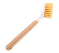 Toyvian Ergonomic Plastic Pot Scrubber Brush for Kitchen Utensils and Nonstick Pans with High Efficiency Cleaning, Handheld Design for Dishwashing and Stock Pot Cleaning