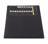 Toyvian Espresso Bean Sorting Mat Foldable Coffee Bean Classification Pad for Safe Material Simple Design