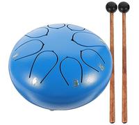 Toyvian Ethereal Drum Empty Drum Portable Tongue Percussion Instrument Musical Hand for Meditation Relaxation