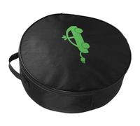 Toyvian Ev Charger Cable Bag Black Oxford Cloth round Organizer