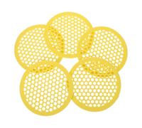 Toyvian Eva Foam Floating Bee Watering Station Drowning-proof Hydration Water Dish 5pcs for Garden Pollinators and Butterflies for Outdoor Backyard Use