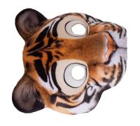 Toyvian Eva Tiger Mask Lightweight Breathable Half Face Animal Mask for Masquerade Parties and Outdoor Cosplay Dress Up Comfortable Soft Material for Halloween Festivals and Role Playing