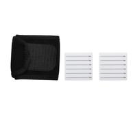 Toyvian Eyelash Extension Hand Pallet to Reduce Application Time 2pcs with Comfortable Cotton Wrist Strap, Lash Grafting Holder Tray Black Eyelash Hand Strap for Professional Use
