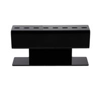 Toyvian Eyelash Extension Tweezers Rack 8 Slots Acrylic Storage Holder Ideal for Lash Tech Work Black