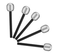 Toyvian Fake Microphone Toys 5pcs Plastic Pretend Mics Retro Pc Microphone for Party Games