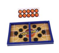 Toyvian Fast Sling Puck Catapult for Lightweight Desktop Game Family Interactive Basketball Style Sling Puck Game for Boys and Portable Tabletop Fun