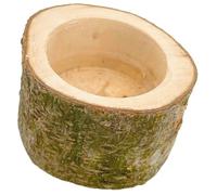 Toyvian Feeding Bowl Wear-resistant Chinchilla Bowl Easy to Clean Protects Pet from Wood Material Hamster Use Suitable for Squirrel Rabbit