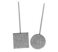 Toyvian Felt Flat Bottom Bass Drum Beater for Kick Drum Pedal Hammer Replacement Part Accessories