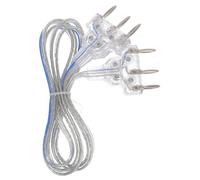 Toyvian Fencing Body Cord for Foil and Epee High Conductivity Signal Cable with Transparent Plugs and Adults Training Equipment Compatible with Foil Sabre and Epee