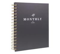 Toyvian Financial Planning Notepad Planner Daily Notepad Planner Paper Metal Black 2025 for Financial Management Personal Use
