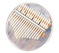 Toyvian Finger Piano Kit 17 Note Mini Kalimba Acrylic Rainbow Crystal Ideal for Learning and Fun