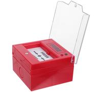 Toyvian Fire Alarm Resettable Manual Call Point Emergency Button Plastic Construction for Quick Response and Effortless Operation Suitable for Commercial Emergency Alarm Systems Network