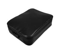 Toyvian Fireproof Document Bag with Multi-Layer Large Capacity Travel Certificate Organizer Zippered Passport Holder with Lining for Home Office Storage