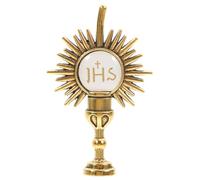 Toyvian First Communion Zinc Alloy Chalice Cross Brooch Pin Religious Lapel Pin for Coat Hat Shirt Decorative Christian Keepsake