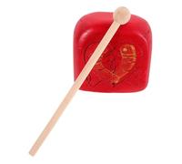Toyvian Fish Musical Instrument Percussion Hand Crafted Temple Block Drum Accessories Enhance Rhythm Sounds Great for Adults Boys and Girls Kit Chime Clapper Part Component Accessory