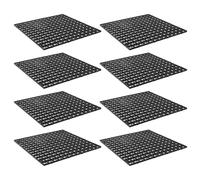 Toyvian Fish Tank Divider Grid Panel 8Pcs Plastic Aquarium Bottom Filter Plates for Breeding Partition 11.65 Inch Size and Seamless Setup