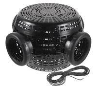 Toyvian Fishing Traps Portable Crawfish Trap Plastic Fish Catching Cage Basket with Rope for River and Reservoir Suitable for Crab and Shrimp Fishing