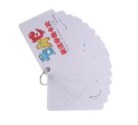 Toyvian Flash Cards for Alphabet Learning with Rounded Corners Safe Design English Letters and Phonetic Symbols Portable for Home School Travel Educational Interaction