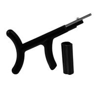 Toyvian Fletching Remover Scraper Arrow Stripper Tool for Hunting Arrows Archery Accessory Black Small Handheld Tool