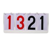 Toyvian Flip Scoreboard Tabletop Score Keeper Sports Scoreboard Flipper for Table Tennis Baseball Basketball Sports Game Supplies