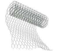 Toyvian Floral Chicken Wire Mesh 118x16inch Green Pvc Coated Iron Wire Netting 0.6mm Thick 19mm Hole for Flower Arrangement and Home DIY Crafting