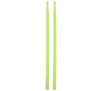 Toyvian Fluorescent Green 5A Nylon Drumsticks 2Pcs Luminous Percussion Tools for Night Performances in Marching Bands and Music Groups