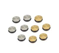 Toyvian Flutes 10pcs Open Hole Flute Plugs Universal Flute Key Plugs for Musician and Student