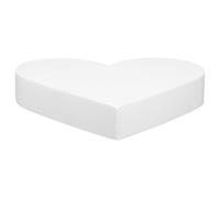 Toyvian Foam Cake Dummy Cake Decorating Dummy 12x2.76' Heart Shaped Polystyrene Reusable Consistent Shape and Detail Romantic Valentine's Day Party Bakery