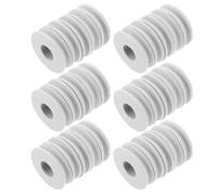 Toyvian Foam Fishing Line Spooling Board Flexible Rotation and Easy Operation 50pcs for Cord Storage and Organizing Fishing Gear Lightweight White Foam Material for Rigs and Hooks