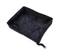 Toyvian Foldable Cat Litter Basin for Easy Cleaning Durable Pet Supplies Black for Tidy Homes