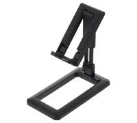 Toyvian Foldable Desktop Phone Stand and Tablet Holder, Lightweight Plastic Storage Rack with Adjustable Angle for Office Use and Watching Video Movies