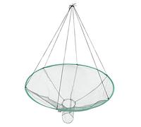 Toyvian Foldable Fishing Net Trap Diameter Durable Collapsible Shrimp Crab Lobster Catching Tool Practical Fishing Accessories for Freshwater and Saltwater Use