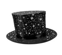 Toyvian Foldable Magician Top Hat with Hidden Pocket Stage Performance Prop for Cosplay and Party Unique Conjuring Design for Small Head Versatile and Portable Accessory