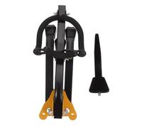 Toyvian Foldable Portable Saxophone Stand Backrest Compact Tripod Holder for Alto Tenor Saxophone Clarinet and Flute Black Lightweight Space-saving Design