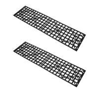 Toyvian Foldable Traction Boards for Car Tires, Black Plastic Anti-skid Mats Designed a Three-section Design to Endure Ultra-cold Temperatures, for Sand and Potholes Off-road