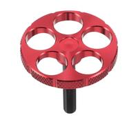 Toyvian Folding Bicycle Handle: Aluminum Alloy Round Five-Hole Design Tap Handle for Frequent Folding and Unfolding & Enhances Safety
